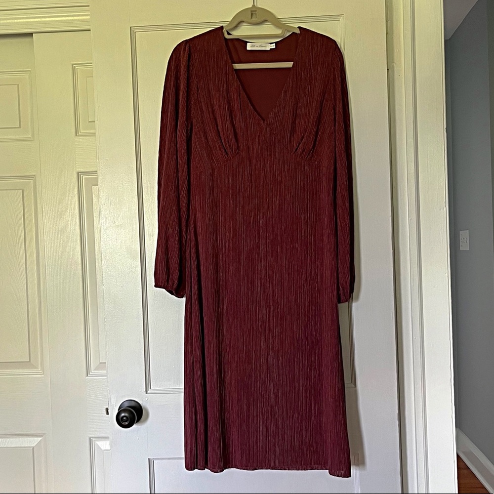 All In Favor Empire Waist Midi Dress